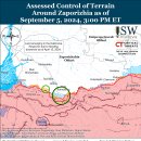 러시아 공세 캠페인 평가, 2024년 9월 5일(우크라이나 전황 이미지