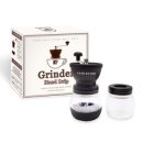 그릿(Grit) 커피 그라인더 세트 수동 핸드밀 원두 분쇄기 용기 선물세트 홈카페, 1세트 이미지