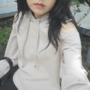 간절기 여자 오프숄더 후드티추천 | 미케네 아미 아웃컷 오프숄더 후디 다크핑크 착용후기
