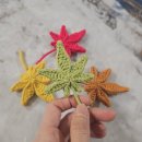 윤뽕이네 | 11월함뜨 단풍잎&은행잎 작품보기