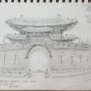 수원 팔달문(남문) 과 수원화성문화 관광안내소(매표소)-수원화성-