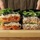 간단 사각김밥 만들기 접어먹는 김밥 참치마요 스팸 접는김밥 이미지
