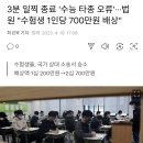 3분 일찍 수능 종료. 수험생 1인당 700만원 배상 이미지