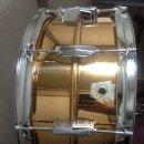 Ludwig LB552 Smooth Bronze 6.5"x14" Snare Drum w/ Imperial Lugs &amp; Supra-Phonic Snares 이미지