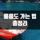 울릉도 배편 할인 받기, 울릉도까지 이동하는 법 자세히 알아보자