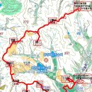 함봉산306심산217병봉산243효제봉244십자봉239상봉183어산222깃대봉(215용인436)상재봉139/경기용인 이미지