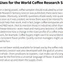 커피 센서리 이론 - 커피 향미 관능 어휘집(WCR Sensory Lexicon) 번역 #3 : 과학 외 활용