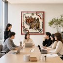 에르메스 까레 90 액자 제작 후기, 아뜰라주 엔 아르발레트 스카프 | 강남고성표구사