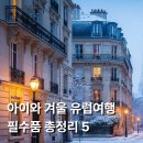 이조상회 | 아이와 겨울 유럽여행 필수품, 아무도 알려주지 않는 꿀템 5가지.