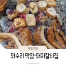 갑이네숯불구이 | [용인/보정]카페거리 와수리 숯불구이 막창·돼지갈비