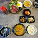 광진구/건대맛집 &#39;초지일관홍대리&#39; 솔직후기. Feat.한우 육회 비빔밥&amp;얼큰 한우 국밥&amp;보리새우 부추전