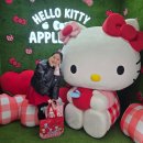 명동 헬로키티 애플카페 오픈!🍎혼란했던 오픈런 그러나 예뻐!