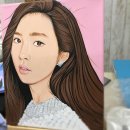 팝아트 인물화 이미지