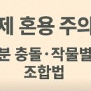 살균제 혼용 주의사항 (성분 충돌, 작물별 조합법)