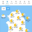 ＜오늘의 날씨 🌞☔️☃️＞ 2023년 4월 11일 화요일 이미지