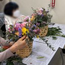 정관노인복지관 | (단체/출강) 꽃향기 가득, 정관 노인 단체 꽃바구니만들기