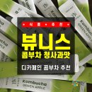 [식품 추천] 디카페인 콤부차 완전!!! 추천!!! 제로...살 안 찌는 뷰니스 콤부차 청사과맛 솔직후기! 🍏✨
