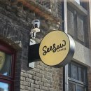 중국 대련 여행 동관지에 카페 시소 커피 seesaw coffee 메뉴 가격 위치 후기