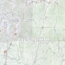 트렉메이커 5만 도엽 만들기, 2만5천 지도 4장 포토샵 합치기 이미지