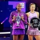 2024 WTA 파이널스 리야드 &#34;우승 코코 고프(3) 2:1승&#34; 준우승 정친원(7) 이미지