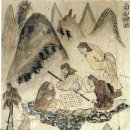 RR-697[선비로]-하-17 | 구수한 이야기 그림: 민화 고사인물화