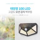 태양광 LED 100 고감도 센서등/야외등/정원등 이미지