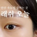 오늘;속눈썹