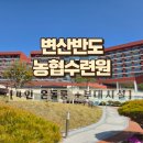 반도 편의점 | 변산반도 농협수련원 4인 온돌룸 숙박 후기: 바베큐 예약, 북카페 대출, 갯벌 체험
