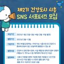 [공모전사이트] 제2기 건강도시 시흥 SNS 서포터즈 모집 이미지