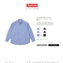 슈프림복싱 | [의류] 슈프림 (Supreme) x MM6 메종 마르지엘라 (Maison Margiela) 26SS 스트라이프 셔츠 블루 리뷰...