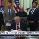 President Trump Signs an Executive Order, Apr. 18, 2026 트럼프 대통령 '행정명령' 서명 이미지