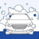 현대주유소세차장 이미지