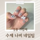 나비네일 | 붙이는 네일팁 이스아로 수제 숏 나비네일 후기