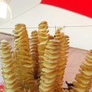 홍천강 인삼송어꽁꽁축제 인삼튀김 맛있따~~
