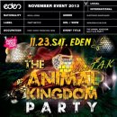 [11월23일(토)] Animal kingdom party@클럽 에덴 이미지