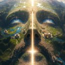 ✝️ HOLY LAND : MASTER PLAN 통합 최종 조감도 v2 — 하늘에서 드러나는 얼굴, 땅에서 걷는 복음!! 이미지