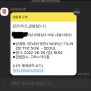 220627 세븐틴 비더썬 서울 막콘 간 날