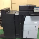 hp MFP M830 흑백레이져 복합기+ 스테이플러 포함(중고) 팝니다. 이미지