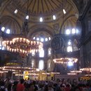 터키 이스탄불의 성 소피아 성당 이미지