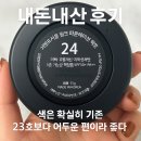 자빈 | [자빈드서울]윙크 파운데이션 쿠션 24호 후기｜람누끼 마켓 구매 내돈내산! 23호보다 어두워서 자연...