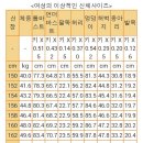 이상적인 신체사이즈 표임돵 이미지