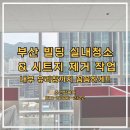 부산 청소업체 시트지 제거 및 내부 청소 작업 후기! 부전 메디컬빌딩 현장 사례