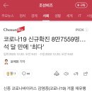 코로나19 신규확진 8만7559명… 석 달 만에 ‘최다’ 이미지