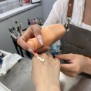 대구 죽전동 네일 다가올네일 | 고양이, 강아지 있는 여름 연두색 원톤시럽 대구네일 후기