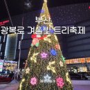 부산 남포동 광복로 겨울빛 트리축제 작년 방문후기 가는법