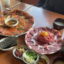 용산역 막걸리 맛집 두둥탁 후기! 김치전, 한우 차돌박이 육회, 웃주, 포토리뷰 이벤트
