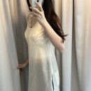 [착용후기] 베르가못 : 로에 원피스, 샌트 데님, 페퍼 블라우스, 버튼 캡내장 슬리브리스 / 올마이탄