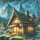 아름다운 집 일러스트 이미지