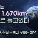 지구의 자전 속도 : 시속 1,670km 이미지