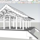 고려후기 예산 수덕사 대웅전 스케치업파일 이미지